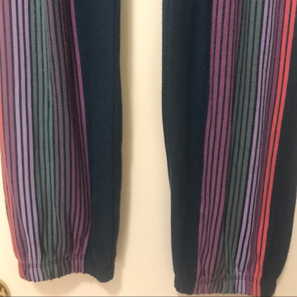 Spiritual Gangster Stripe Sweatpants - Picture 2 of 2